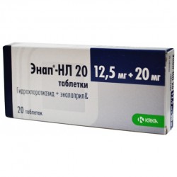 Энап-НЛ 20 табл. 12.5 мг+20 мг 60 шт.