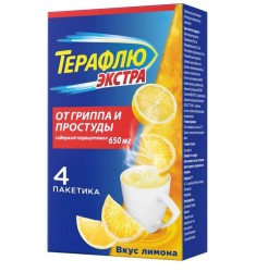 ТераФлю Экстра пор. д/р-ра д/приема внутрь 15 г 4 шт.