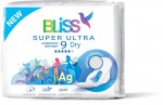 Прокладки женские, Блисс 9 шт супер ультра