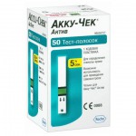 Тест-полоски, Accu-Chek (Акку-чек) №50 актив