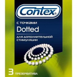 Презервативы Contex доттед с точками 12 шт.