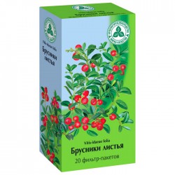 Брусники листья ф/пак. 1.5 г 20 шт.