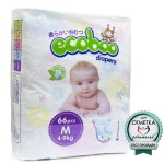 Подгузники, Ecoboo (Экобо) 4-9 кг р.  M 66 шт