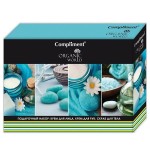 Набор подарочный, Compliment (Комплимент) 80 мл +150 мл 200 мл Органик Ворлд №101  крем для лица + крем для рук + скраб для лица